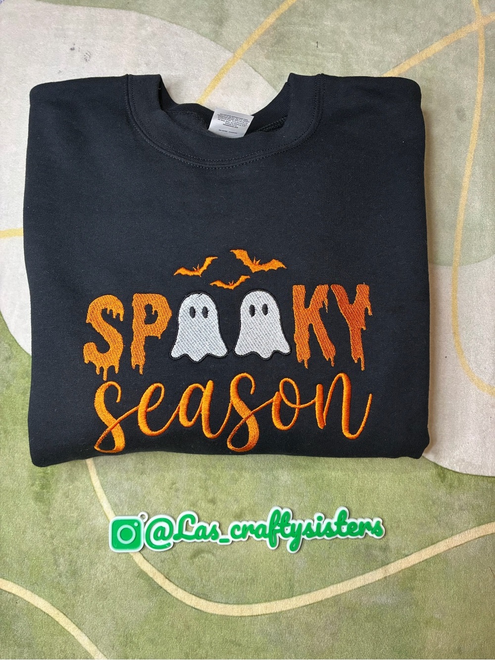 Black "Spooky Season" Sweatshirt